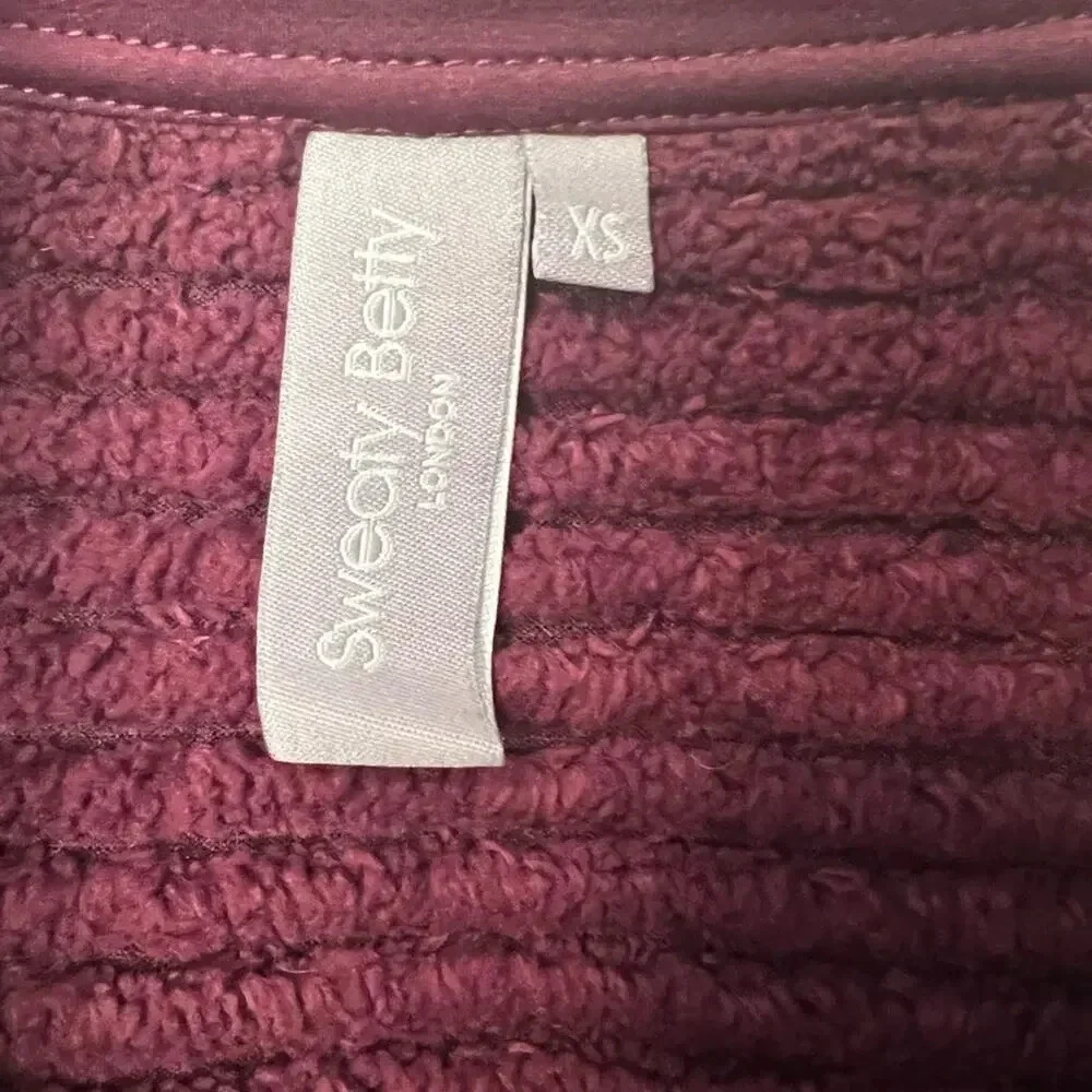 Sweaty Betty oxblood purple